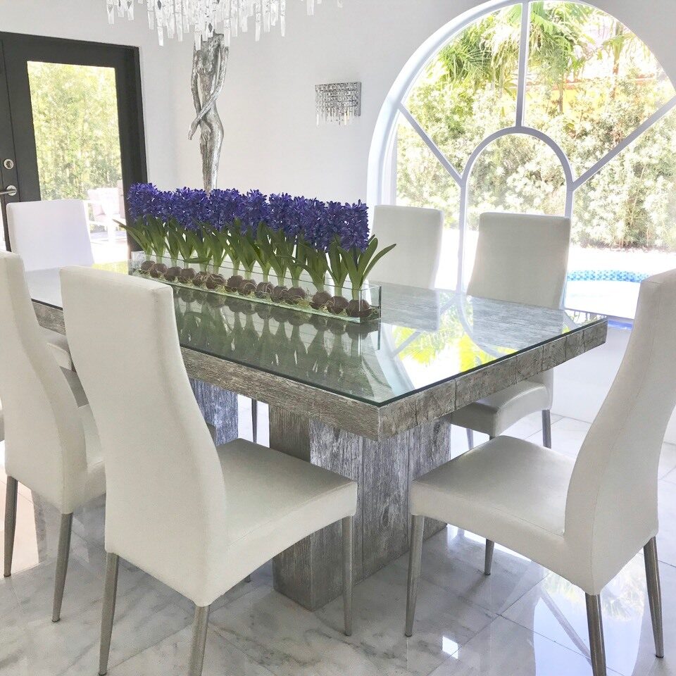 Blau Hyacinths Glas Plate Pflanzgefäß