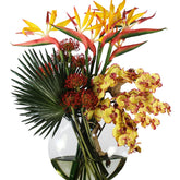 Tropical Flowers in der Moon Vase