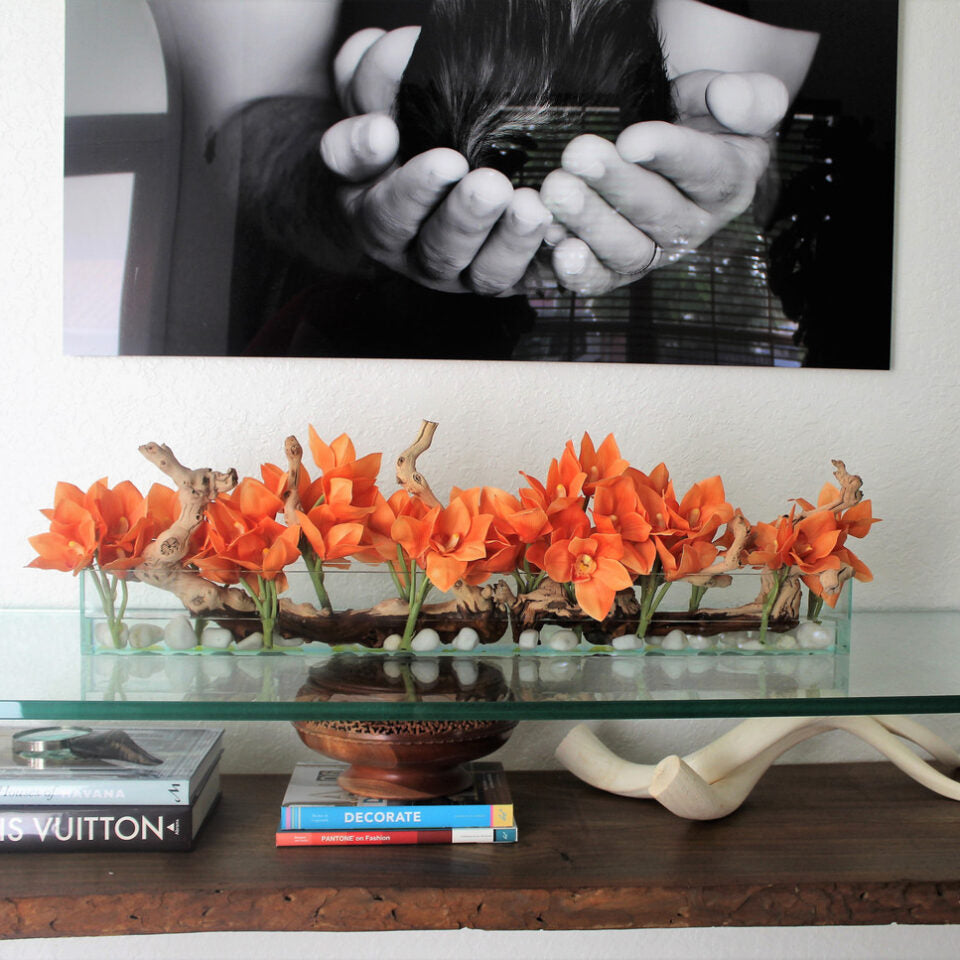 Orchidee Kunstpflanze · ca. 36 cm · ca. 36 cm