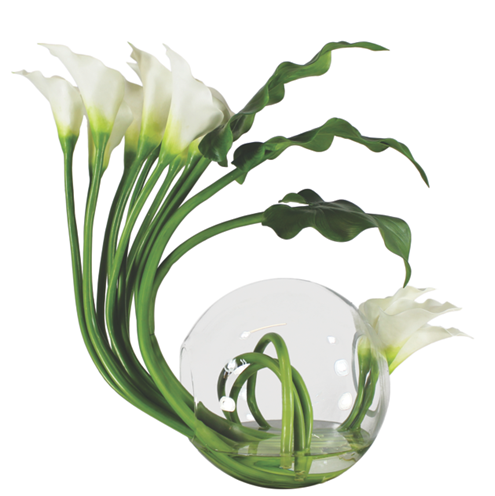 Calla Lilies in der Crosswinds Vase